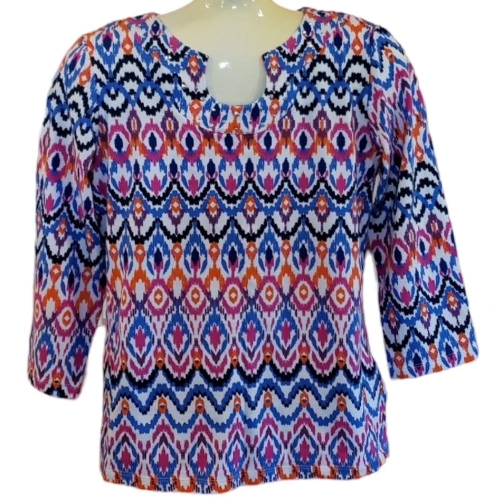 Ruby Rd. Very Cute Size Small 3/4 Sleeve Women's Blouse (EUC)